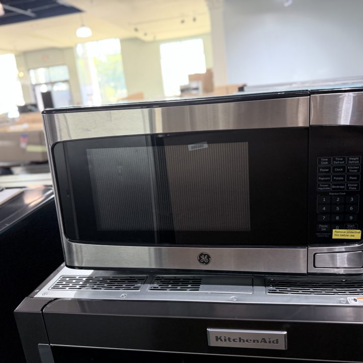 GE* 1.1 cu. ft. Countertop Microwave in Stainless Steel