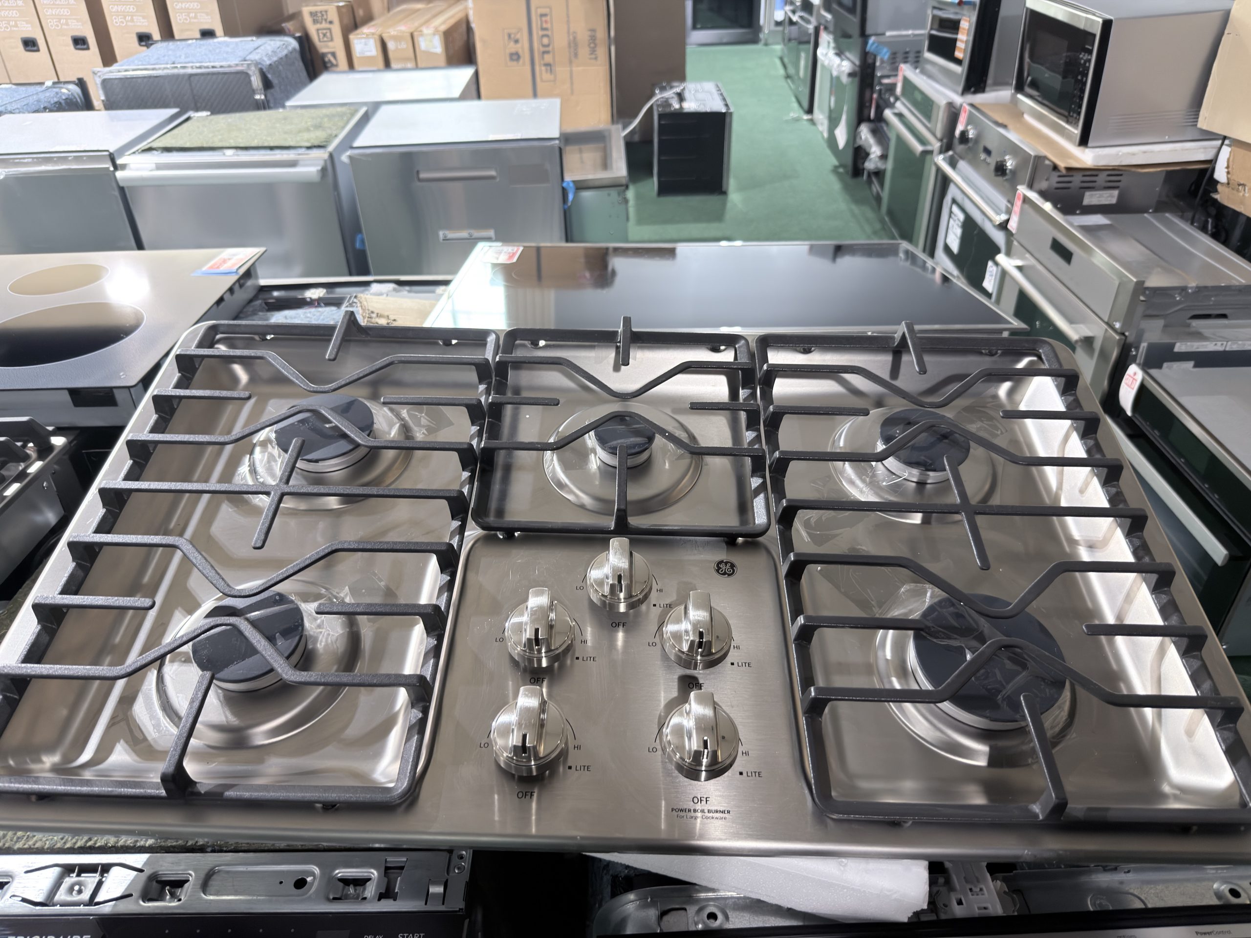 GE* 36" Built-In Gas Cooktop with Dishwasher-Safe Grates