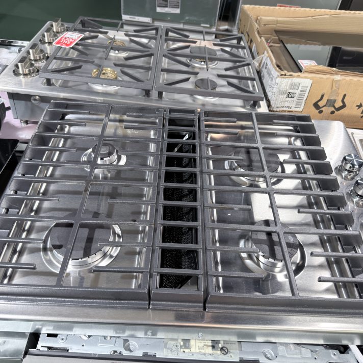 KitchenAid* 30" 4 Burner Gas Downdraft Cooktop Stainless Steel