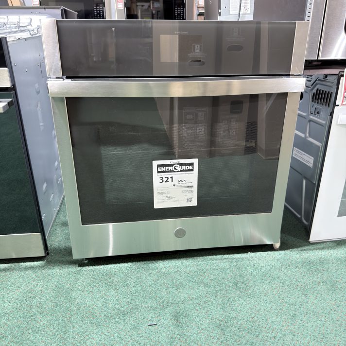 GE* 27" Smart Built-In Single Electric Convection Wall Oven with Self-Clean, Steam Clean, and No Preheat Air Fry - Stainless Steel