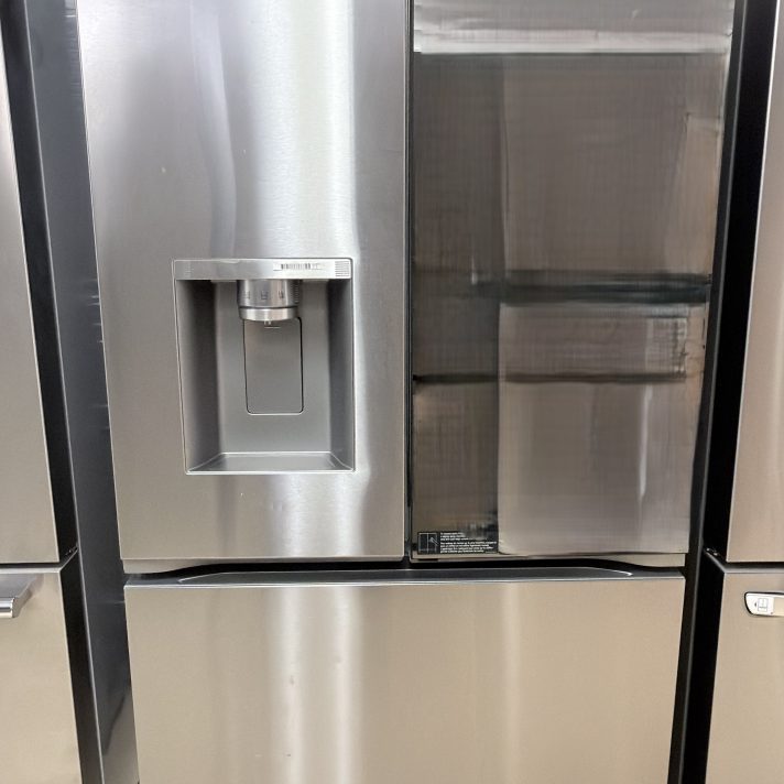 LG* LG 26 cu. Ft 3 Door French Door, Counter Depth, Mirror InstaView DID, Printproof Stainless Steel