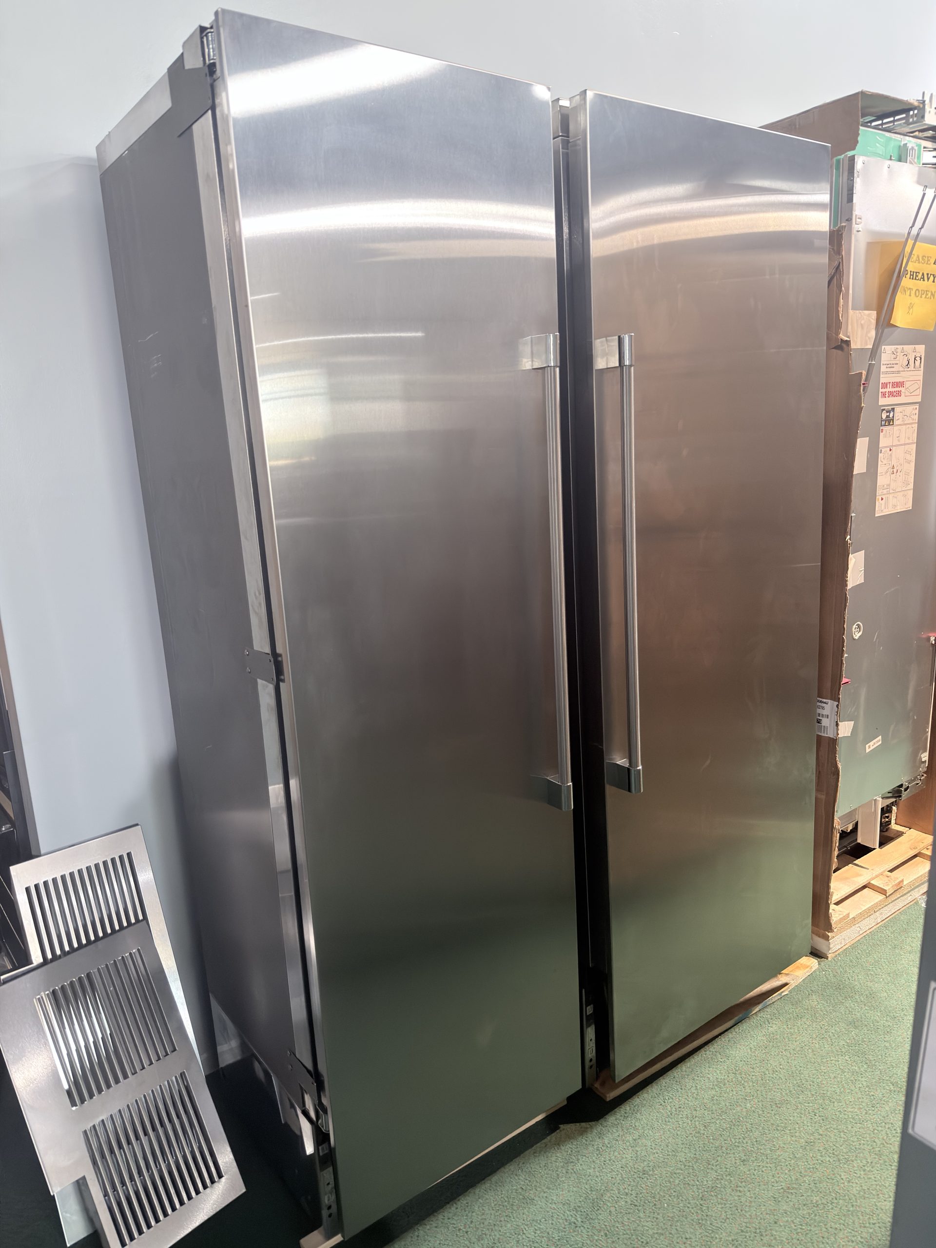 Perlick 54” Built In Column Refrigerator 30′′ and 24 '' Column Freezer with Left Hinge Stainless