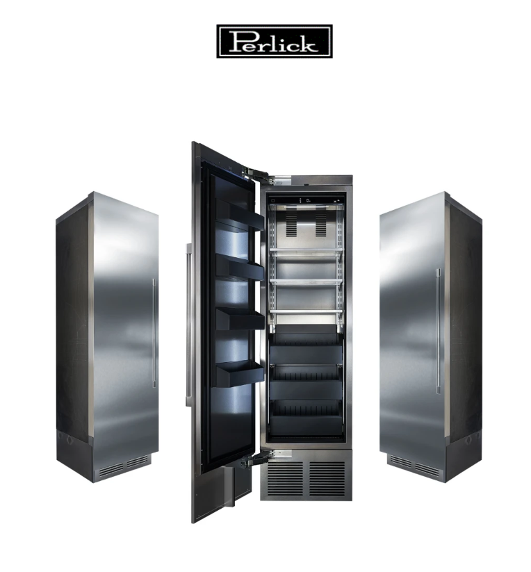Perlick 54” Built In Column Refrigerator 30′′ and 24 '' Column Freezer with Left Hinge Stainless - Image 2