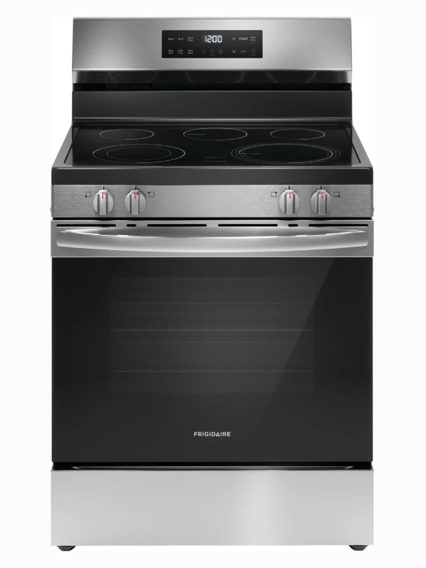 Frigidaire* 30" Electric Range with Steam Clean Stainless Steel