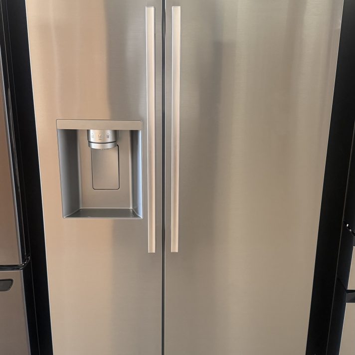 LG 27 cu. ft. Smart Side-by-Side Refrigerator with Smooth Touch Ice & Water Dispenser
