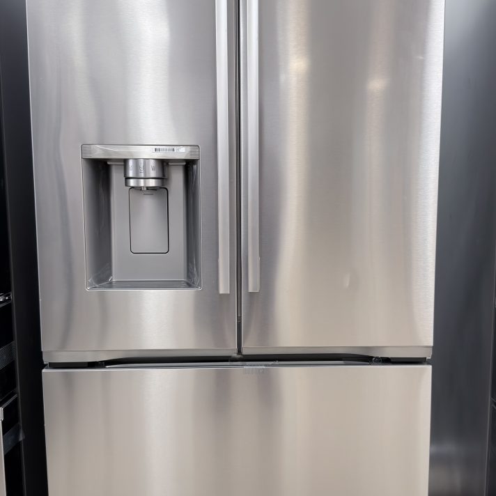 LG* 36-in Counter-Depth MAX 23.7 Cu. Ft. French Door Smart Refrigerator with Zero Clearance and Dual Ice - Stainless Steel