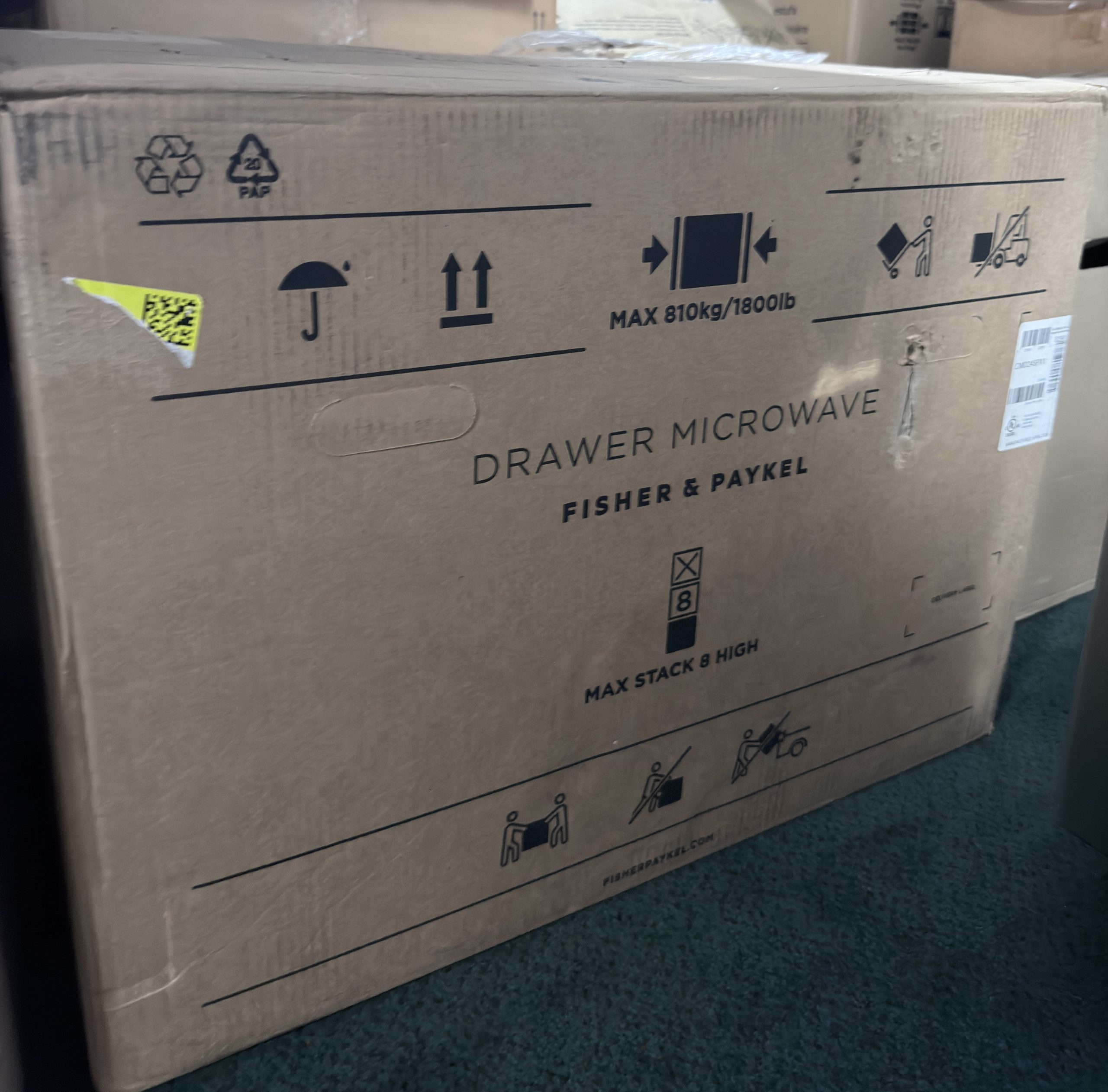 Fisher and Paykel* 24 Inch Wide 1.2 Cu. Ft. Drawer Microwave - Image 2