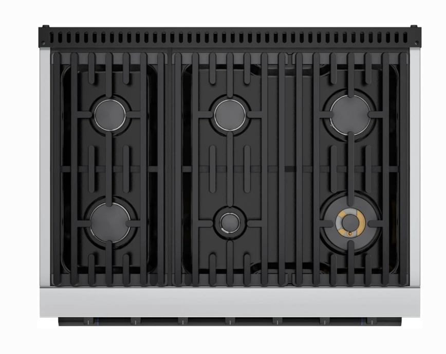 Hauslane* HausPro 36'' Convection Oven Freestanding Natural Gas Matte Black Accents. - Image 3