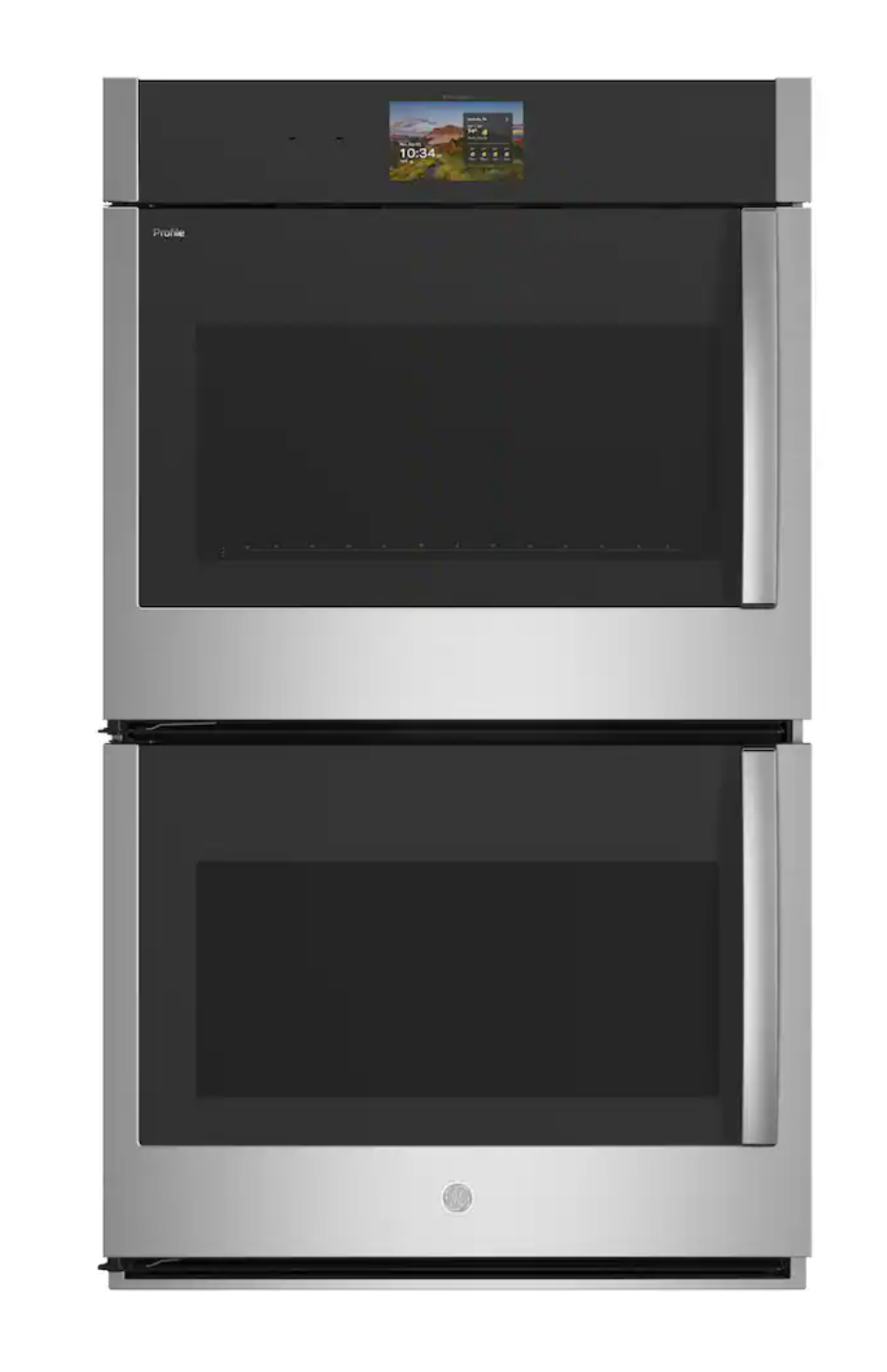 GE Profile* 30" Smart Built-In Double Electric True European Convection Wall Oven with Air Fry and Left-Hand Side Swing Doors - Stainless Steel - Image 4