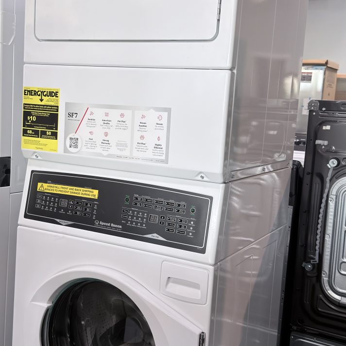 Speed Queen* 27" Stacked Front Load Electric Washer-Dryer